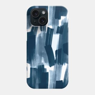 Pocket - BIG BRUSHSTROKES NAVY Phone Case