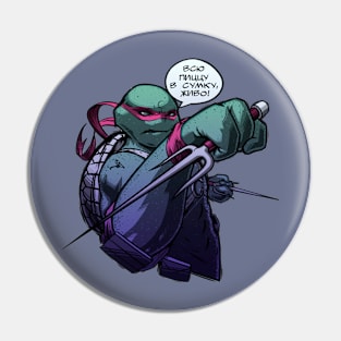 Raph Turtle Pin