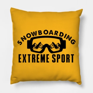 Snow boarding Pillow