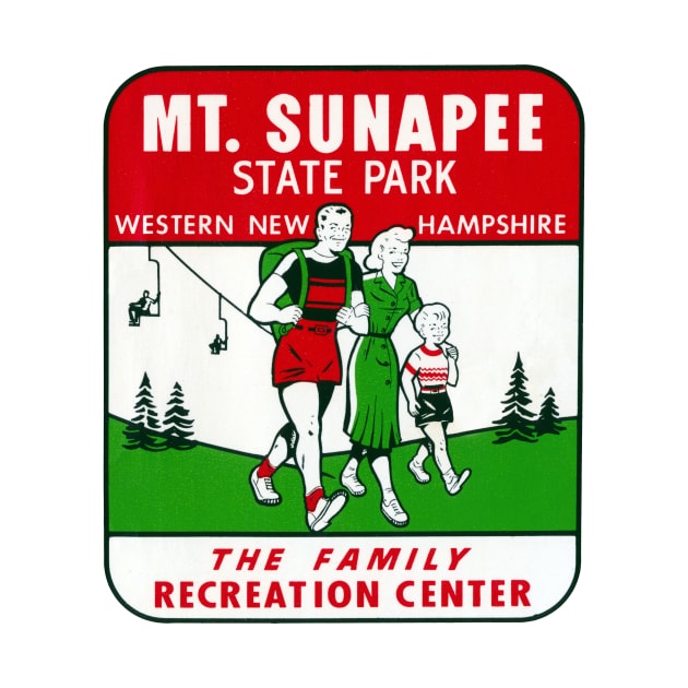 1940s Sunapee State Park by historicimage