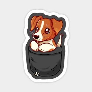 Pocket Cute Jack Russell Terrier Magnet