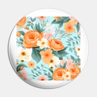 Wedding Flowers Pattern 15 Pin