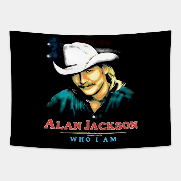Good Time Vibes Only Alan Jackson Fans Tapestry by Iron Astronaut