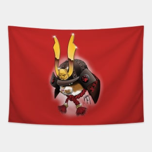 Samurai Cat Tapestry