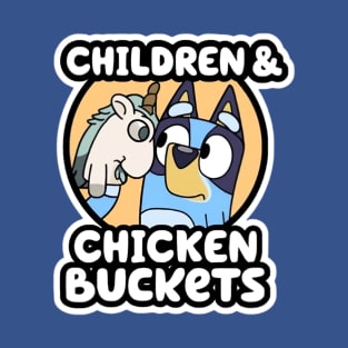 Children & chicken buckets T-Shirt