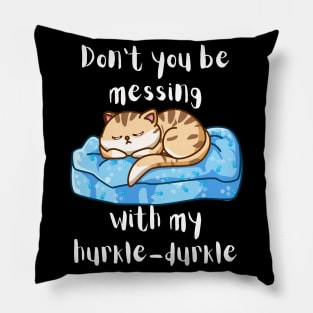 Hurkle-Durkling Kitty Pillow