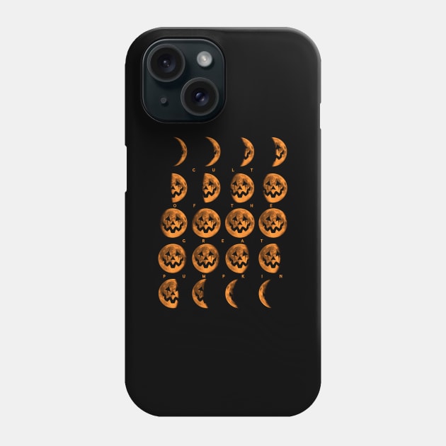 Cult of the Great Pumpkin Moon Phases Phone Case by Chad Savage