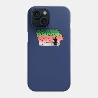 Rainbow Trout Fly Fish Iowa Fly Fishing Fisherman Gifts Phone Case