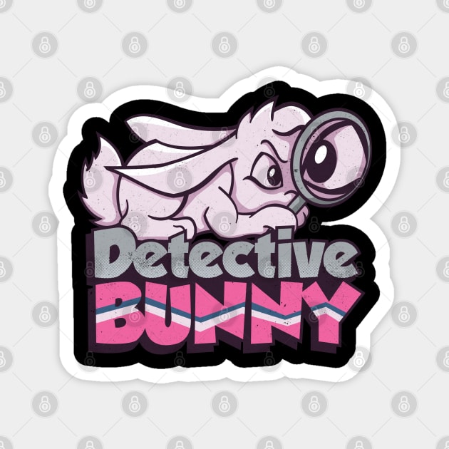 Easter Detective Bunny Magnet by Pixeldsigns