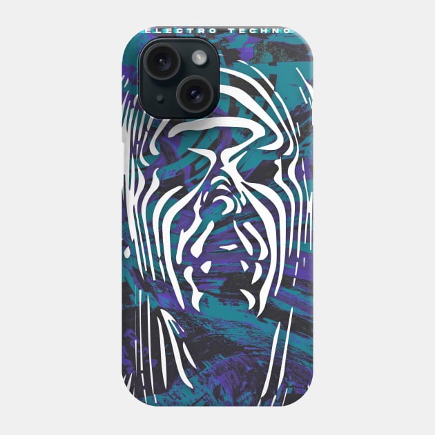 Electro Techno Man Phone Case by Ferhat Sözeri Art