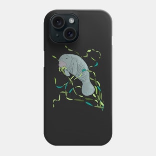 Happy Little Manatee (Trichechus manatus latirostris) Phone Case