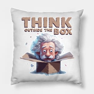 Just Think Outside the Box Pillow