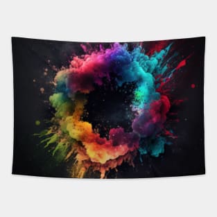 Color explosion, Colorful, With pattern, Space Tapestry