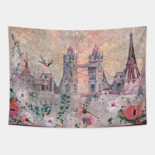 Around the World Tapestry