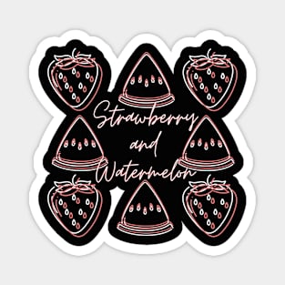 Strawberry and Watermelon Magnet