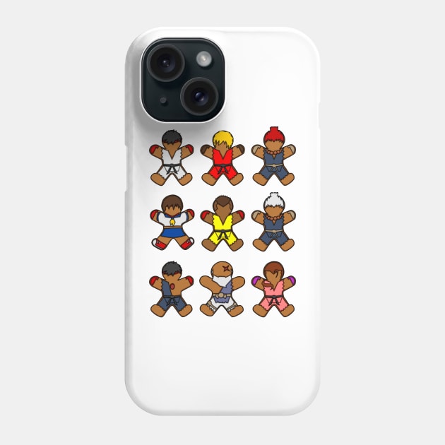 Street Fighter Shotokan Cookies Phone Case by SteamboatJoe