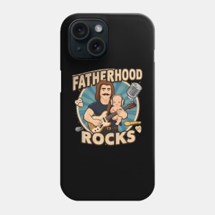 Rockin Dad Celebrating Dad with Cool Vibes and Rockin' Designs Phone Case