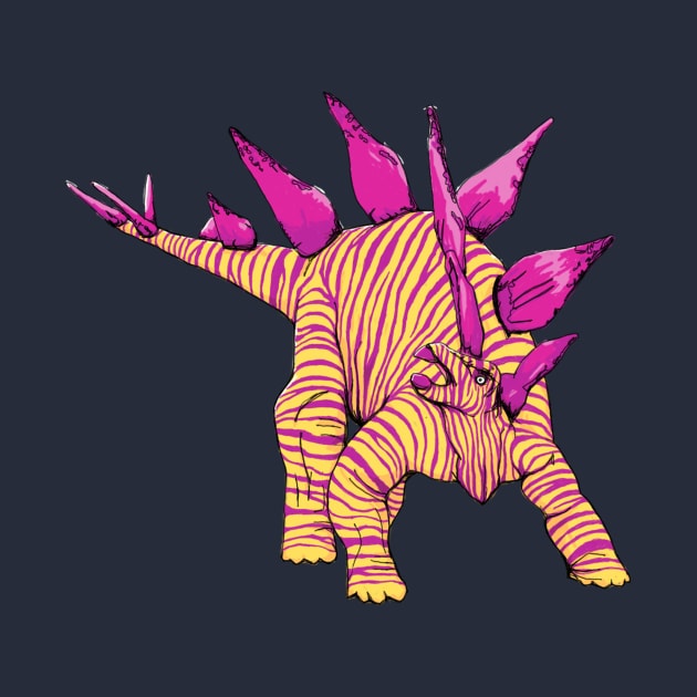 Stegosaurus Zebra by TylerHasbrouck