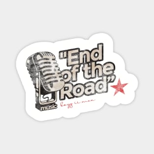 End of the Road - Greatest Karaoke Songs Vintage Magnet