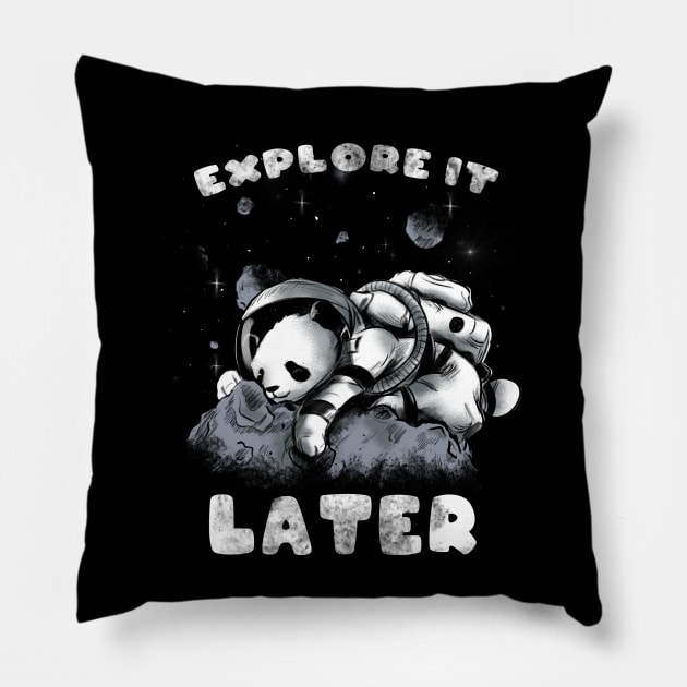 Panda Nap Pillow by Fan.Fabio_TEE