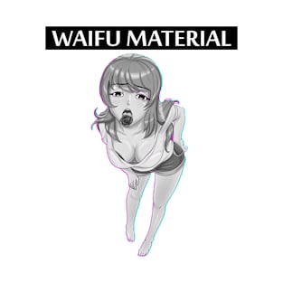 Waifu Material Hentai Girl Manga Adult T-Shirt