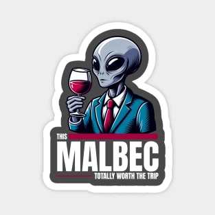 Worth the Trip - Alien with Wine Magnet