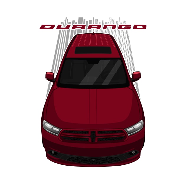 Dodge Durango 2014 - 2020 - Octane Red by V8social