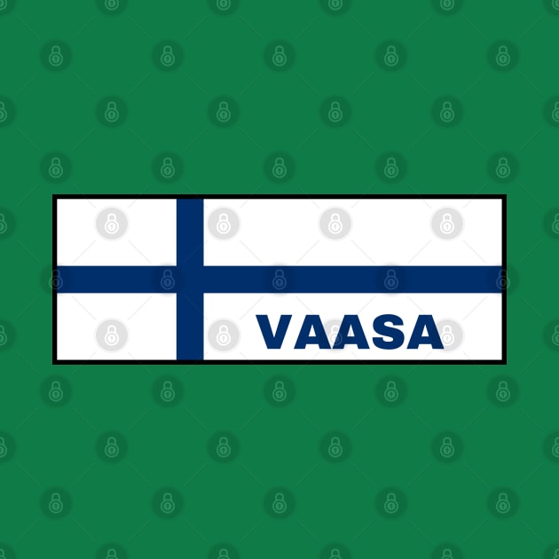 Vaasa City in Finnish Flag by aybe7elf