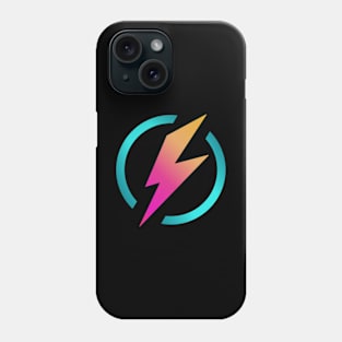 Vaporwave Lightning Phone Case