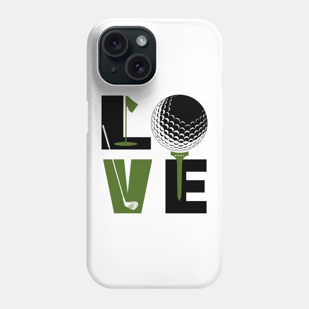 Golf Love Phone Case by golf365