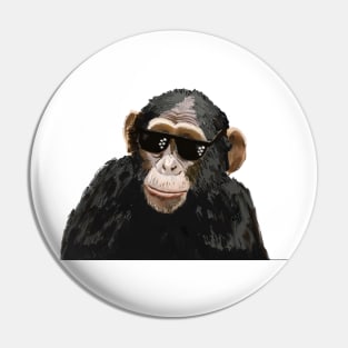 Gangster Chimp Pin