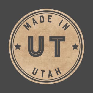 Made In Utah UT State USA T-Shirt