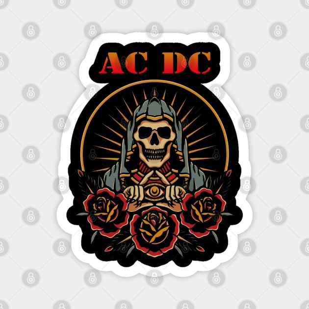 skull triangle ac dc Magnet by Art by neschtoons