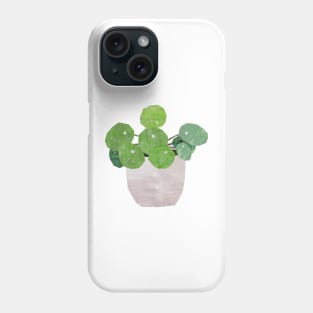 Pilea - house plant Phone Case