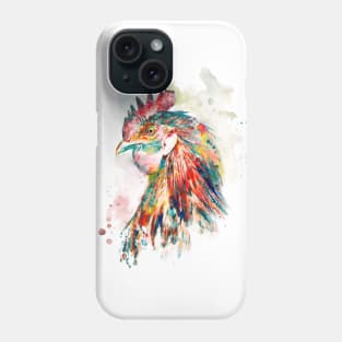 Red Rooster Head Phone Case