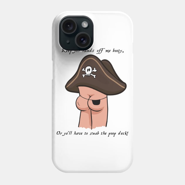 Butt Pirate Phone Case by Roufxis