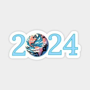 2024 earth day design Magnet