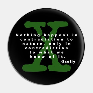 Scully's Wisdom Pin