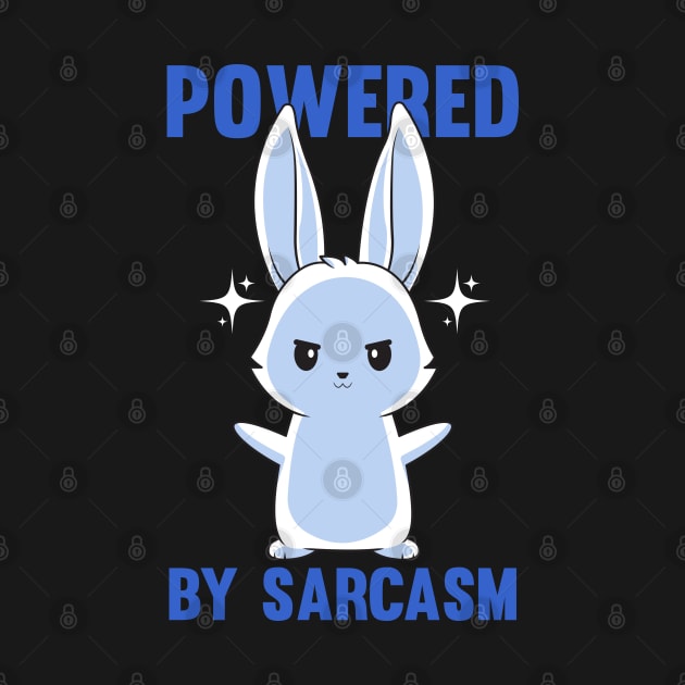 Hilarious Cute Bunny Sarcasm Sarcastic Rabbit Dark Humor by Graphic Monster