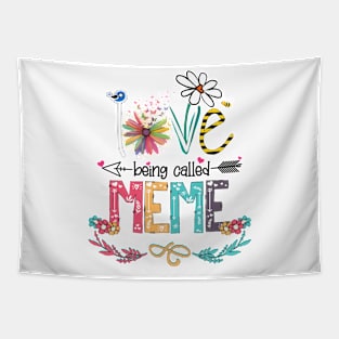 Love Being Called Meme Happy Mother's Day Tapestry