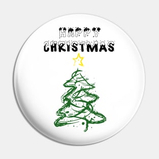 Happy Christmas Pin