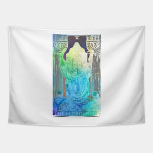 Soft Watercolour Tarot Print - The Hierophant Tapestry