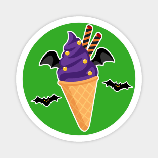 Cute Halloween Ice Cream Magnet