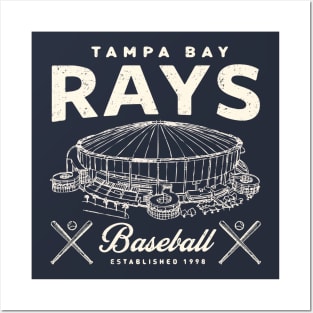 TAMPA BAY RAYS Team Colors Photo Picture Baseball Poster Print 