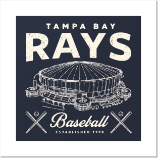 MulletHappens Neon Tampa Bay Baseball T-Shirt