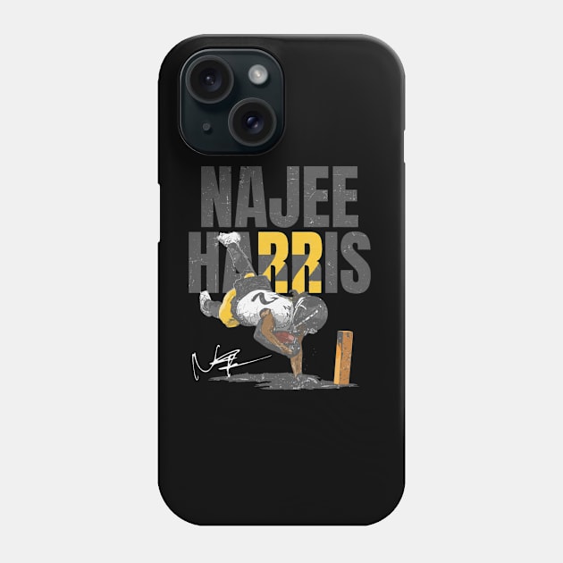 Najee Harris Pittsburgh Pylon Phone Case by ganisfarhan