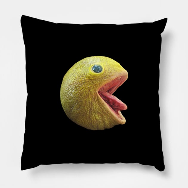 Realistic Pac Man Pillow by JaimeMargary