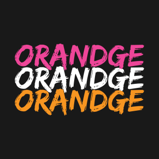 Orange with a "D" T-Shirt