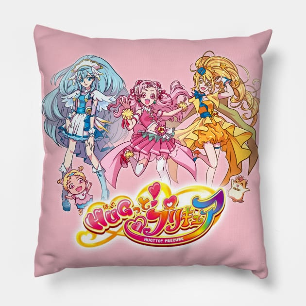 Hugtto! PreCure Pillow by myprofanity