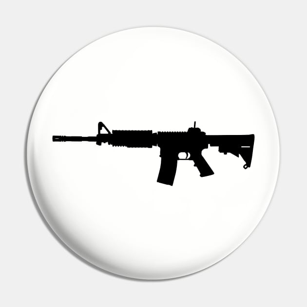 M4 Rifle Pin by GreenGuyTeesStore